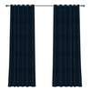 Thick Thermal Blackout Curtain Pencil Pleat Eyelet Ring Top Pair Curtains Panel