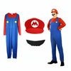 Super Mario Bros Unisex Adult & Kids Cosplay Fancy Dress Outfit Costume