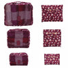 6PCS Luggage Organiser Suitcase Waterproof Storage Bags Packing Travel Cubes UK