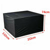 Heavy Duty Waterproof Garden Patio Furniture Cover Rattan Table Cube Set Outdoor