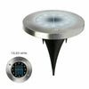 Solar In Ground Lights Outdoor Buried Lamp Disk 8/10/12LED Lawn Pathway Garden