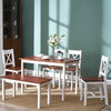 3 Colours Solid Wooden Dining Table and Chairs Bench Set Kitchen Home Furniture