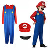 Super Mario Bros Unisex Adult & Kids Cosplay Fancy Dress Outfit Costume