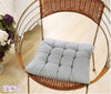 2PCS Square Thick Cushions Chair Seat Pad TIE ON Dining Bed Room Garden Kitchen