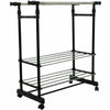 UK Clothes Rail Rack Garment Dress Hanging Display Stand Shoe Rack Storage Shelf