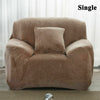 UK Sofa Covers Easy Fit Stretch Protector Soft Couch Cover Thick Plush Velvet