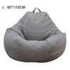Adults Kids Large Bean Bag Chair Sofa Couch Cover Indoor Lazy Lounger No filling