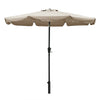 2.5m 3m Garden Patio Parasol Umbrella 8 Sturdy Ribs With Tilt Mechanism Outdoor