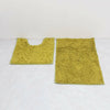 2 Piece Loop Bath Mat Ultra Soft Bathroom Rug Anti Slip Toilet Rug Pedestal Set