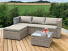 Victoria Rattan Garden Furniture Corner Sofa Lounge Set In/Outdoor Extra Wide