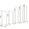 Romantic Wedding Arch Party Backdrop Stand Elegant White Metal Frame Flower Rack