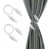 Pair of Twist Curtain Tie backs Holdbacks Curtains & Voiles Not Magnetic Clip
