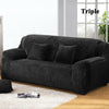 UK Sofa Covers Easy Fit Stretch Protector Soft Couch Cover Thick Plush Velvet