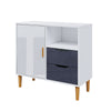 New Small Sideboard Cupboard Display Cabinet Storage with 2 Drawers & 1 Doors