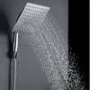 Waterfall Bathroom Tap Chrome Basin Mixer Bath Filler Shower Deck Tap Faucet Set