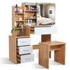 Dressing Table With Drawers Mirror Stool Set Makeup Desk Vanity Table Bedroom