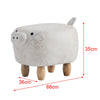 Animal Ottomans Footstools Padded Cushion Pouffe Stool Rest Children Toy Gift