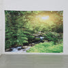 3D Forest Wall Hanging Tapestry Landscape Blanket Decor Bedspread Large Room