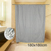 Modern Waterproof Geometric Bathroom Shower Curtain With Hooks Long 180 x 200cm
