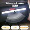 USB Rechargeable Strip Wireless PIR Motion Sensor LED Light Cabinet Closet Lamp