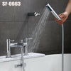 Waterfall Bathroom Tap Chrome Basin Mixer Bath Filler Shower Deck Tap Faucet Set