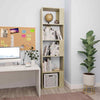 Book Cabinet Room Divider Bookcase Storage Display Corner Rack Wooden Furniture