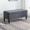 Large Chesterfield Storage Ottoman Bench Box Widnow Seat Stool Bedroom Footstool