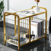 Side End Table 2/3-Tier Small Coffee Table for Sofa Living Room Storage Shelf UK