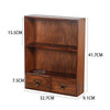 Retro Wall/Desktop Wooden Drawers Storage Cabinet Organiser Cosmetic Jewelry Box