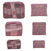6PCS Luggage Organiser Suitcase Waterproof Storage Bags Packing Travel Cubes UK