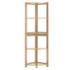 5 Tier Free Standing Bookcase Corner Shelf Storage Unit Display Rack Bedroom UK