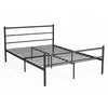 H.J Wedoo 3FT/4FT6 Single Bed Frame Double Bed Frame Black Minimalist Style New