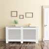 Radiator Cover Wall Cabinet Traditional Cross Wood Lath Universal Heater Cover