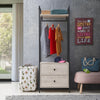 Zahra Bedroom Furniture Open Wardrobe Drawers Cabinet Modern Storage Ash Oak