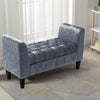 Large Chesterfield Storage Ottoman Bench Box Widnow Seat Stool Bedroom Footstool