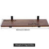Wood Floating Shelf Wall Mounted Storage Shelving Display Rack for Kitchen Home