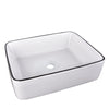 Bathroom Countertop Basin Sink Tempered Glass Wash Bowl Set w/ Tap Pop-up Waste