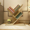 Tree Desktop Bookshelf Desk Bookcase Display Book Rack 3 Tier Organizer Storage