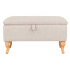Modern Storage Footstool Ottoman Blanket Box Seat Pouffe Toy Box Door Shoe Stool