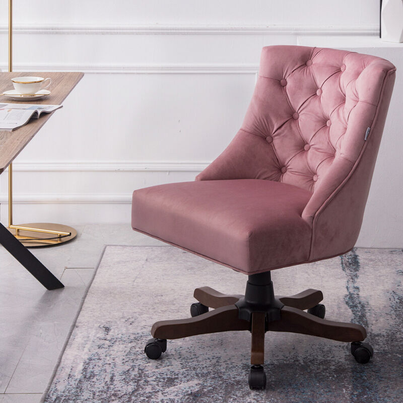 Office Occasional Chair Comfy Executive Armchair Computer 360°Swiveling Seat UK