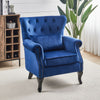 Chesterfield Armchair Chair Lounge Relax Fireside Sofa Velvet High Back Studded