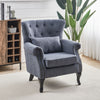 Chesterfield Armchair Chair Lounge Relax Fireside Sofa Velvet High Back Studded