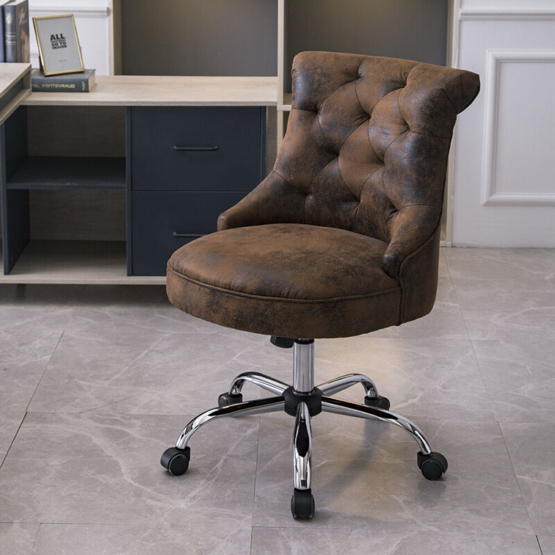Office Occasional Chair Comfy Executive Armchair Computer 360°Swiveling Seat UK