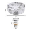 Marble Stone Look Wash Basin Ceramic Vessel Bathroom Sink Porcelain AboveCounter