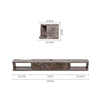Wooden Wall Mounted Floating TV Unit Cabinet Stand With Storage TV Entertainment
