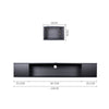 Wooden Wall Mounted Floating TV Unit Cabinet Stand With Storage TV Entertainment