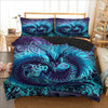 Duvet Cover Bedding Set with Pillow Cases Quilt Cover Single Double King Size UK