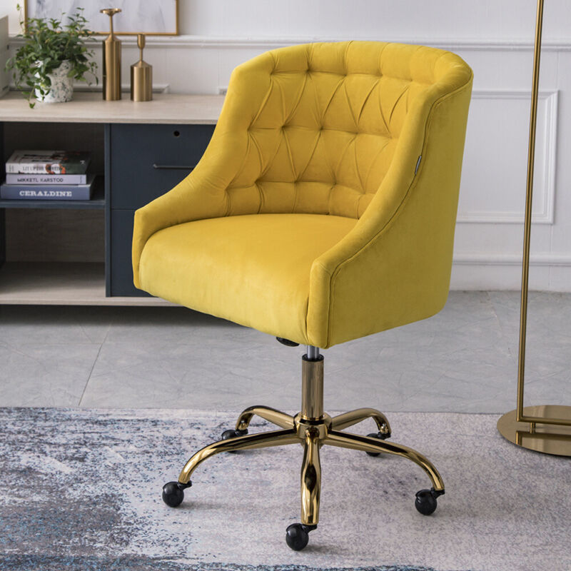 Office Occasional Chair Comfy Executive Armchair Computer 360°Swiveling Seat UK