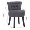 Upholstered Velvet Dressing Table Stool Chair Makeup Padded Bedroom Furniture UK