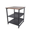 52cm Side Table Nightstand Industrial End Table for Bedroom/Living Room/Office